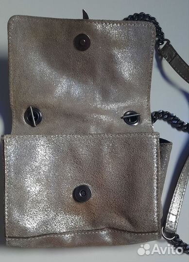 Сумка натуральная кожа zara