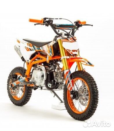 Детский питбайк Motoland CRF10 оранжевый