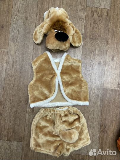 Новогодний костюм собаки