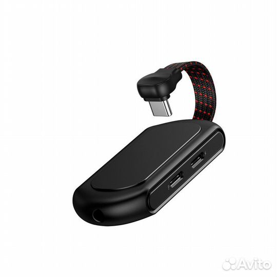 Переходник baseus L49, Type-C - Jack 3.5/Type-C, 2