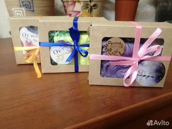 Мыло ручной работы набор