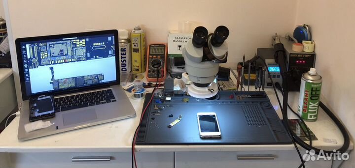 Пайка, ремонт материнских плат, сложный ремонт