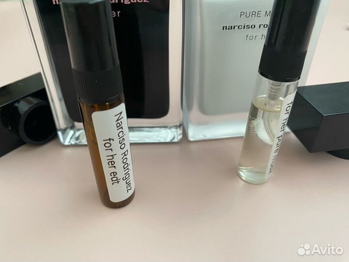 Narciso Rodriguez For her+pure musk +Marfa