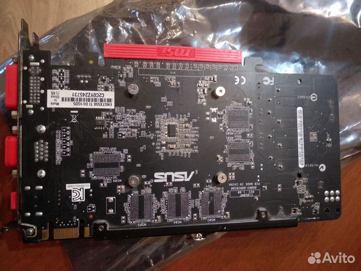 Видеокарта asus nvidia GeForce GTX 550Ti 1гб gddr5
