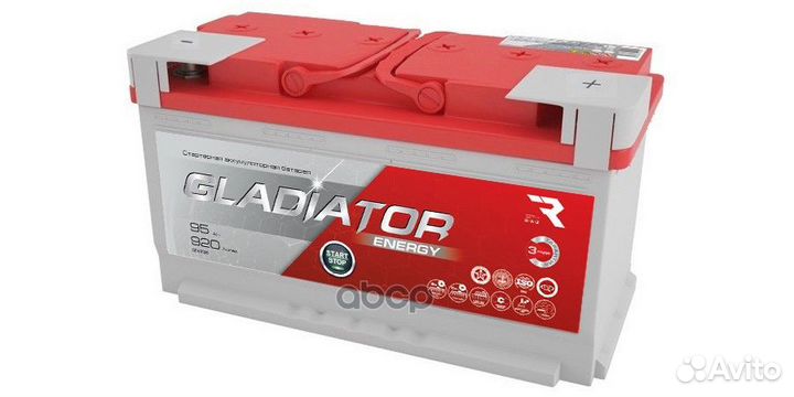 Аккумулятор gladiator Energy 95 Ah, 920 A