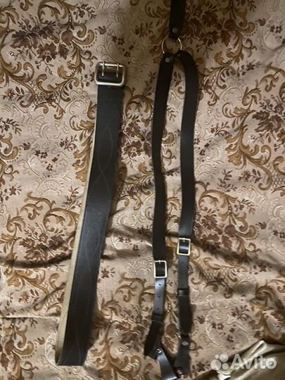 Портупея казачья рядовая и ремень черный