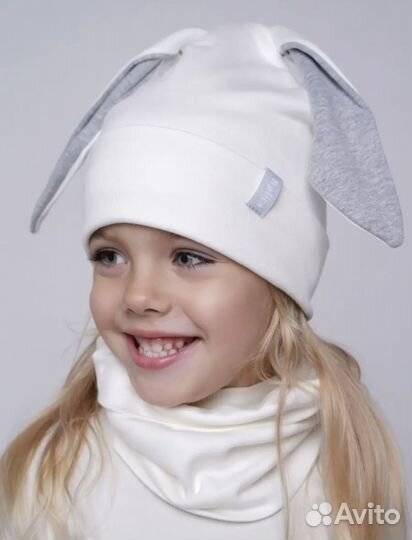 Шапка и снуд для девочки 52 р