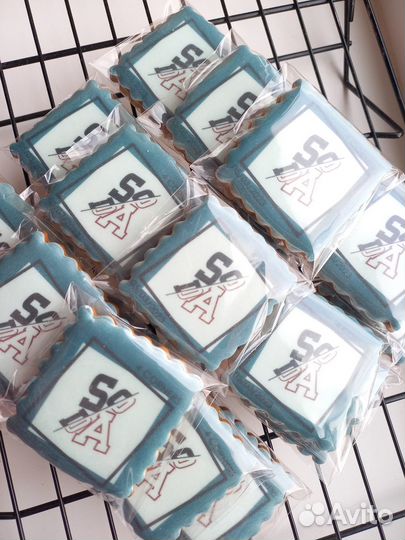 Пряники с логотипом, свадебные, корпоративные