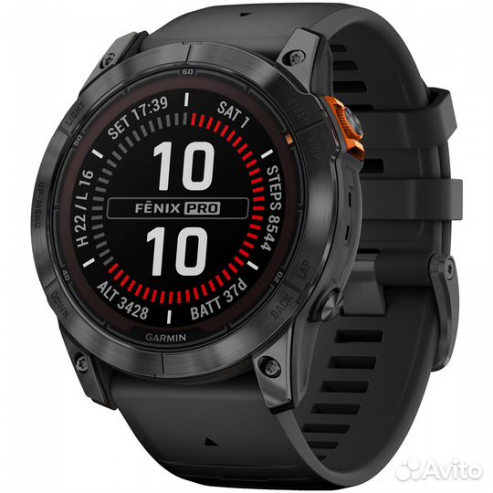 Смарт-часы Garmin Fenix 7 PRO Solar State gray wit