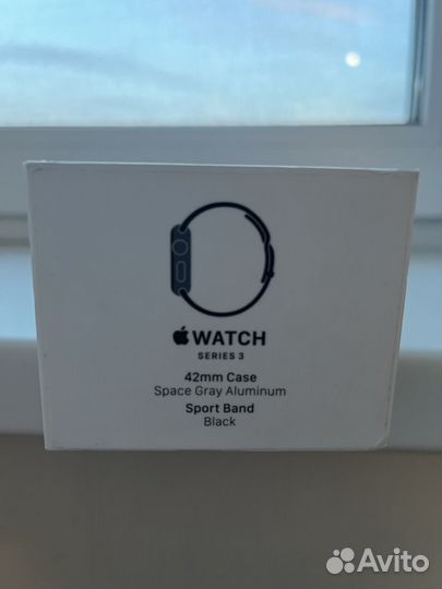 Пустая коробка от Apple Watch 3 42