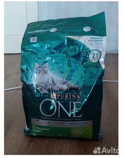 Purina one корм для стерилизованных кошек, 3 k