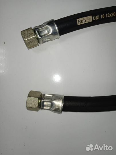 Резиновая газовая подводка D9 (для плит) 0,8м 1/2'