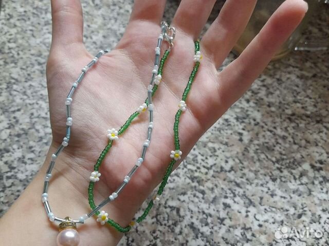 Чокер из бисера