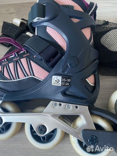 Ролики раздвижные Oxelo 35-38 размер