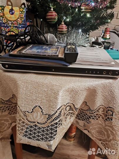 Dvd плеер с караоке samsung