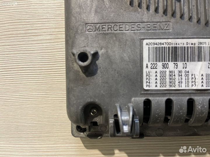 Приборная панель mercedes A2229007910