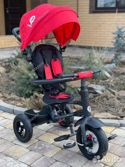 Трехколесный велосипед с ручкой