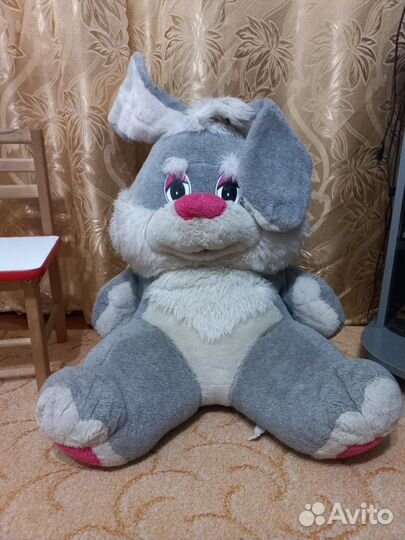 Мягкая игрушка заяц