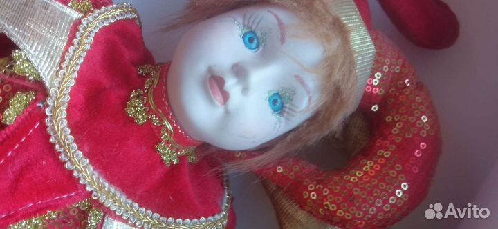 Кукла шут,заводная