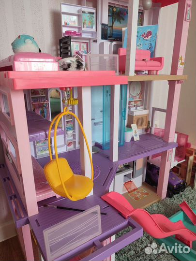 Дом кукольный с лифтом, музыкой и светом