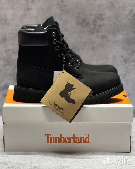 Ботинки timberland черные