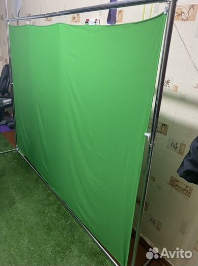 Хромакей 2*1,5 со стойкой