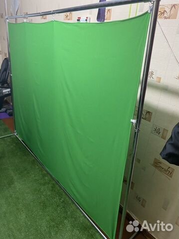 Хромакей 2*1,5 со стойкой