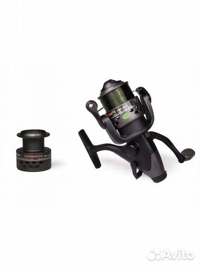 Катушка Okuma Carbonite XP Baitfeeder 140a + доп
