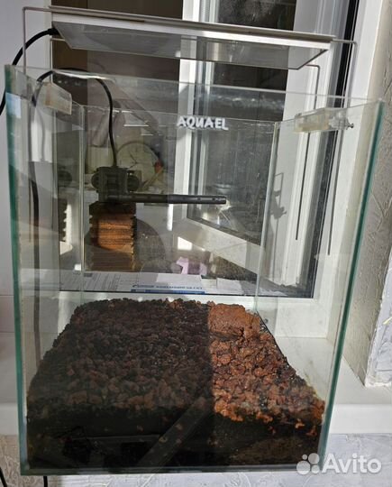 Аквариум aquael 30 л, фильтр pat mini