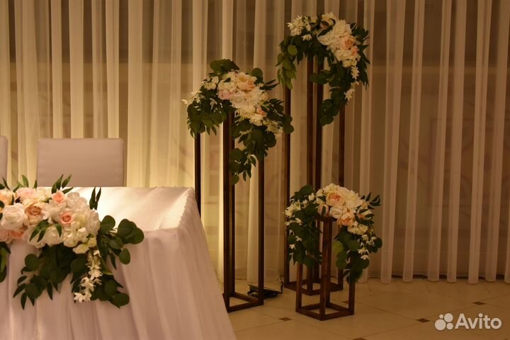 Свадебный декор, оформление свадеб, фотозона, арка