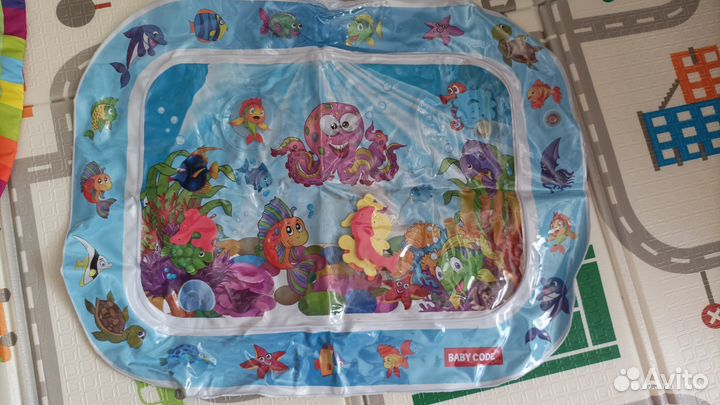 Детский развивающий водный коврик 