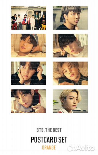 BTS, THE best postcard SET(запечатаны)