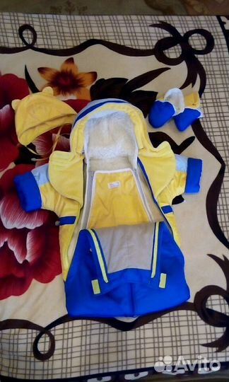 Комбинезон-трансформер: межсезонный+зимний, р.74