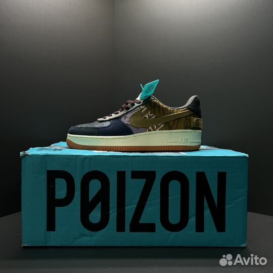 Кроссовки Nike air force 1 cactus jack