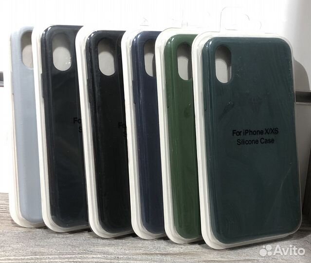 Чехол Silicone case iPhone X/XS