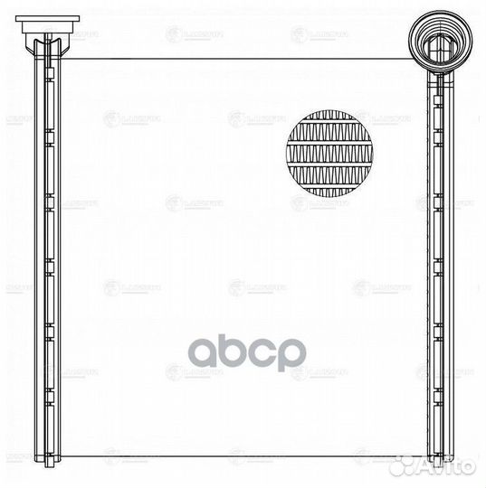 Радиатор отоп. для а/м Skoda Octavia A7 (13)