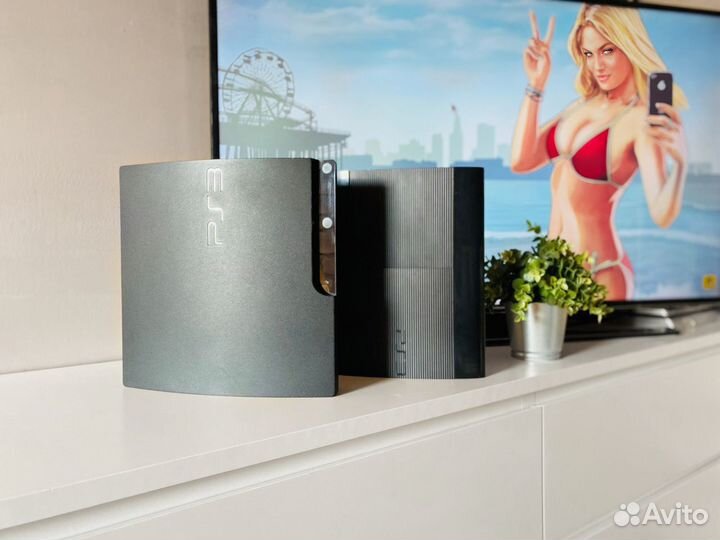 PS3 superslim 500gb HEN PS3 Slim 320gb + игры