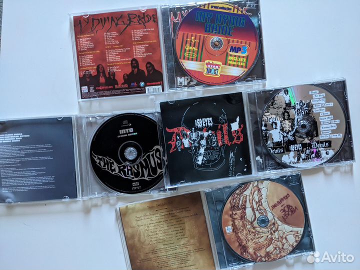 Cd диски Rasmus, 69yeys, Мельница, My dying bride