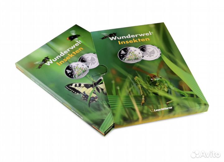 Альбом для монет мир насекомых