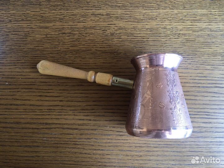 Новая медная кофеварка