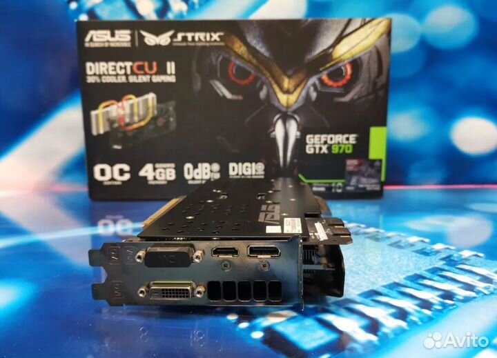 Видеокарта Asus Strix GTX 970 4 Гб