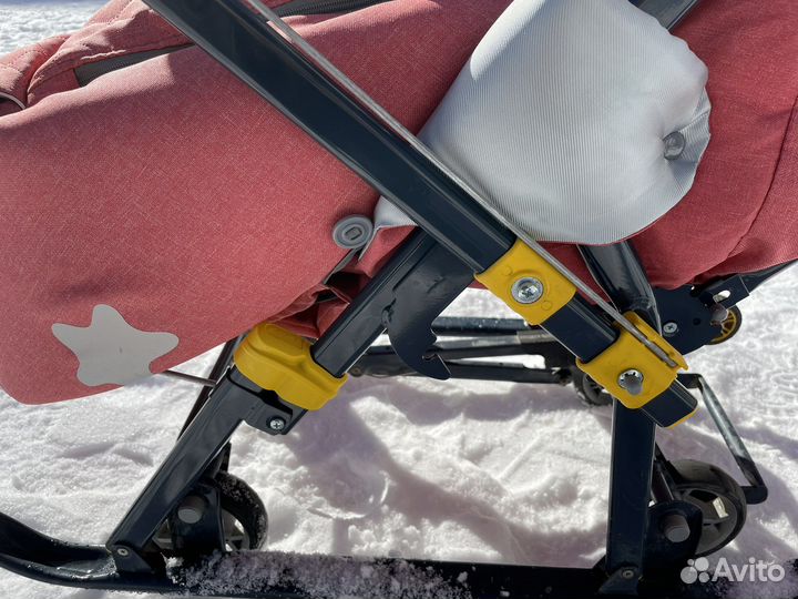 Санки коляска ника детям