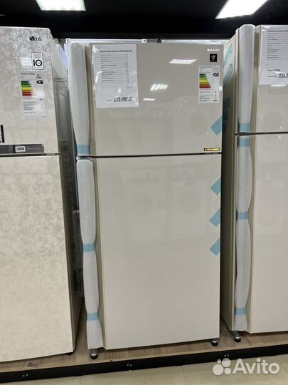 Холодильник Sharp SJ-xe55pmbe бежевый