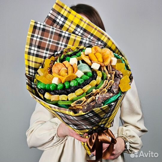 Букет из сухофруктов/ съедобный букет