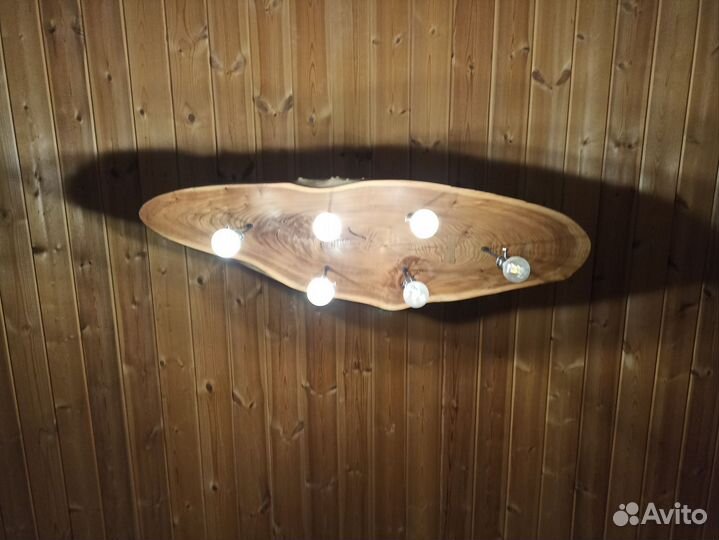 Люстра из карагача