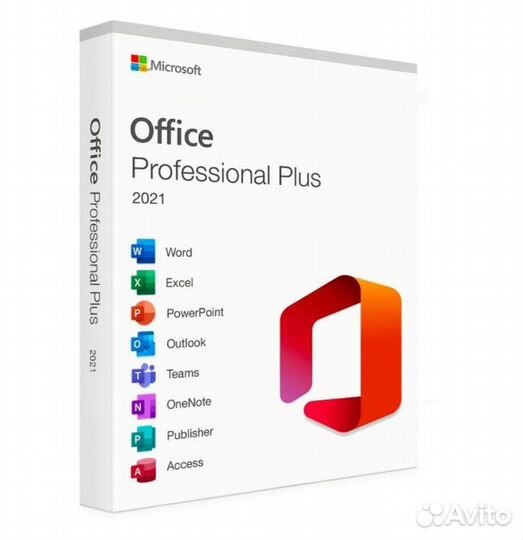 Microsoft Office 2021 Pro Plus, лицензионный ключ