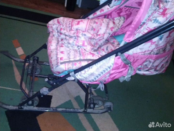 Санки коляска nika kids Умка