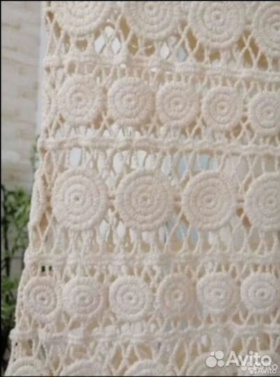 Платье летнее пляжное женское 100% шитьё 42-44