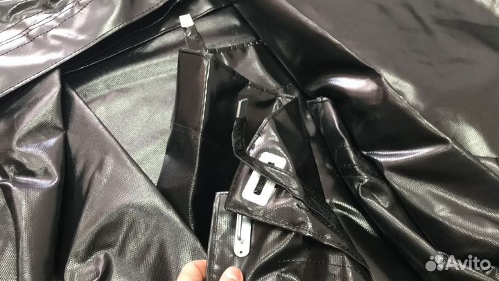 Тент УАЗ Пикап 2363 (черный, усиленный)