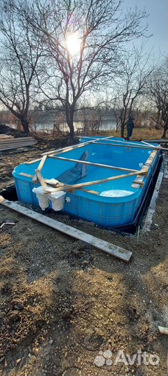 Чаша бассейна 63 м